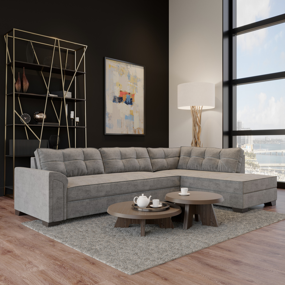 Modern stylish living room interior.